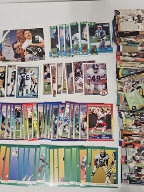 VTG Lot of 146 Football Trading Cards 1990's era Various Manufacturers